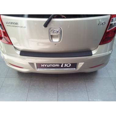 Накладка на задний бампер Hyundai i10 (2008-2013) бренд – RIDER главное фото